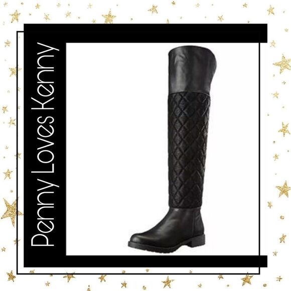Penny Loves Kenny Dion Black Riding Boots 6.5 - Picture 1 of 4